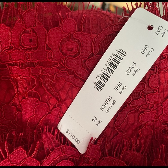 COPY - J Crew red scalloped lace cropped pants NEW 6P - Picture 6 of 7